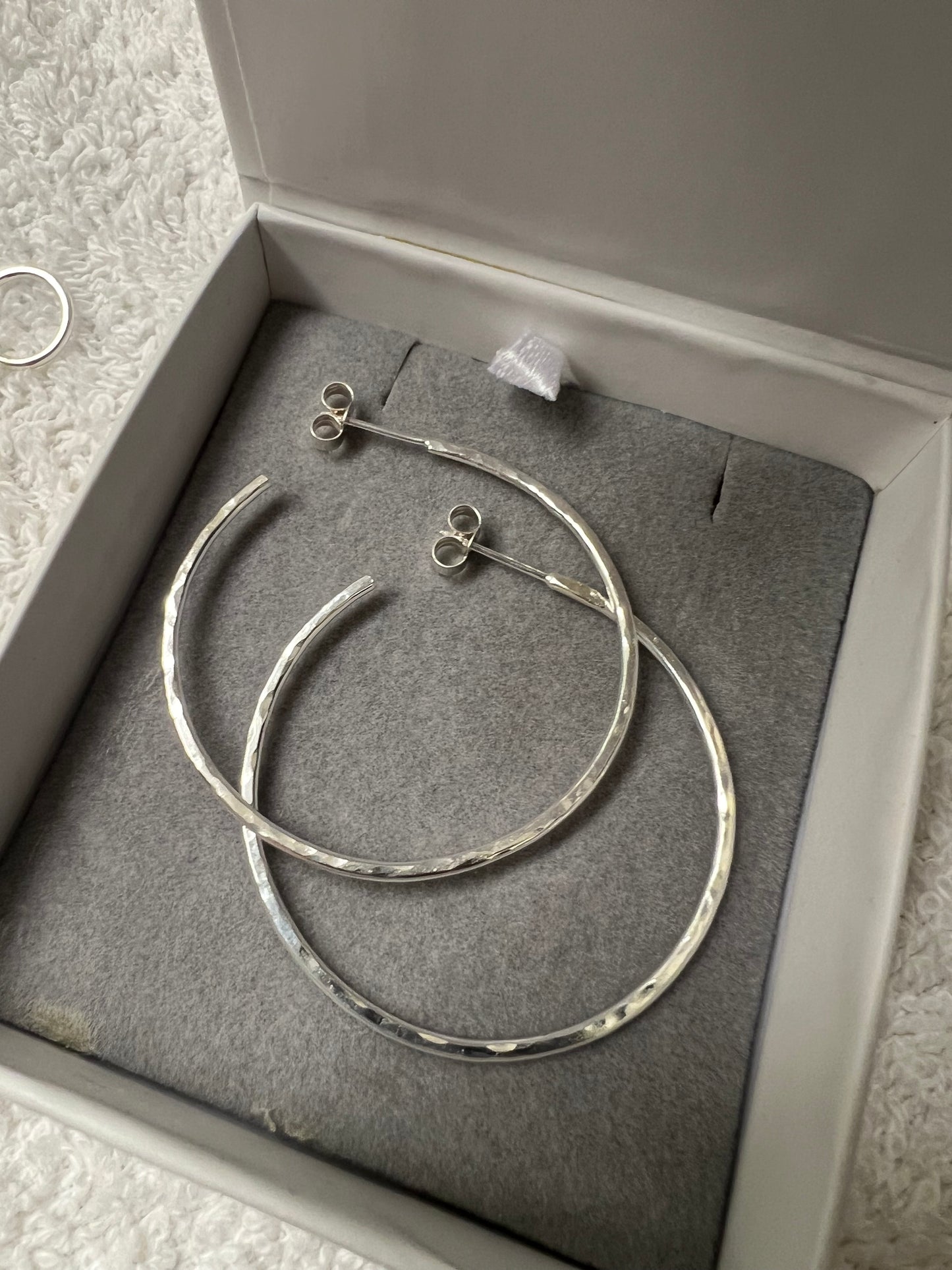 Large Hammered Hoops